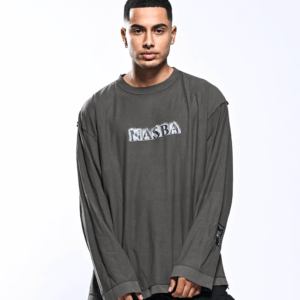 Distressed Long-Sleeve – Deep Green